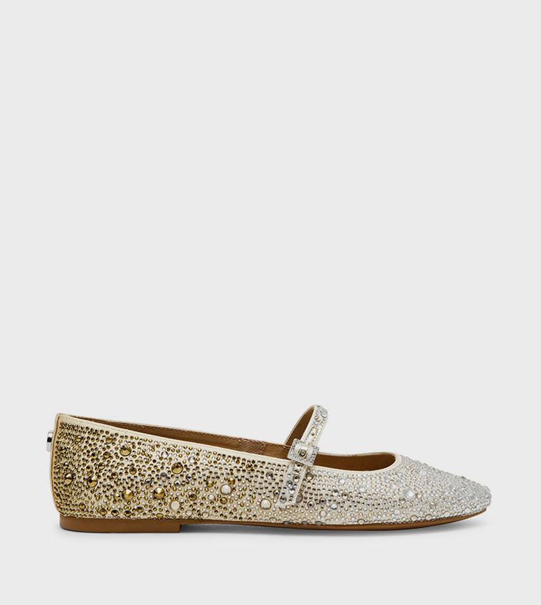 BRISSA-R Embellished Mary Janes