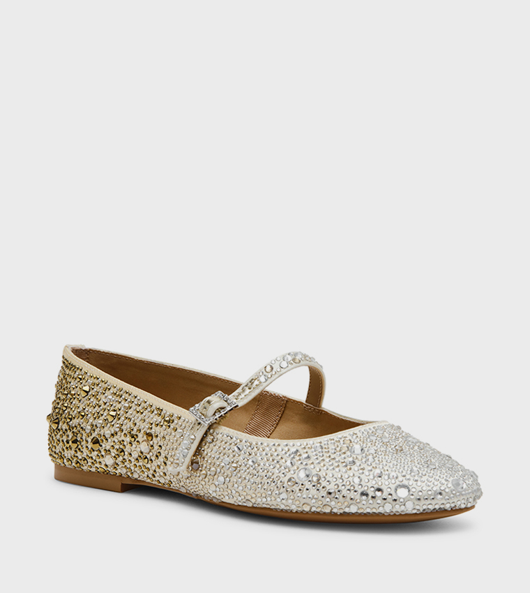 BRISSA-R Embellished Mary Janes