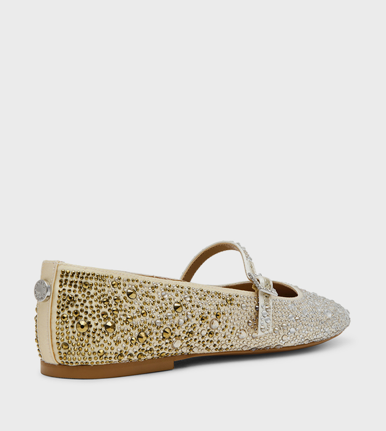 BRISSA-R Embellished Mary Janes