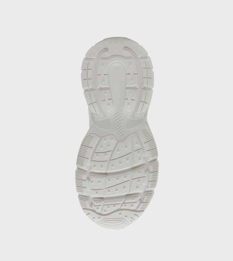 POWER 1 Mesh Detail Lace Up Sneakers