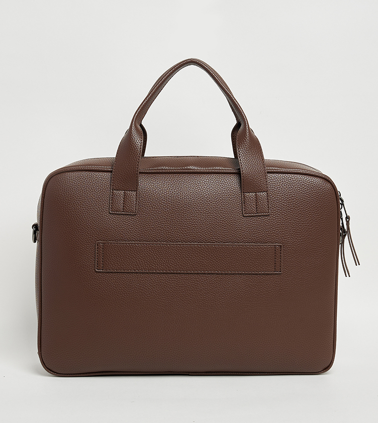 Logo Detail Laptop Bag