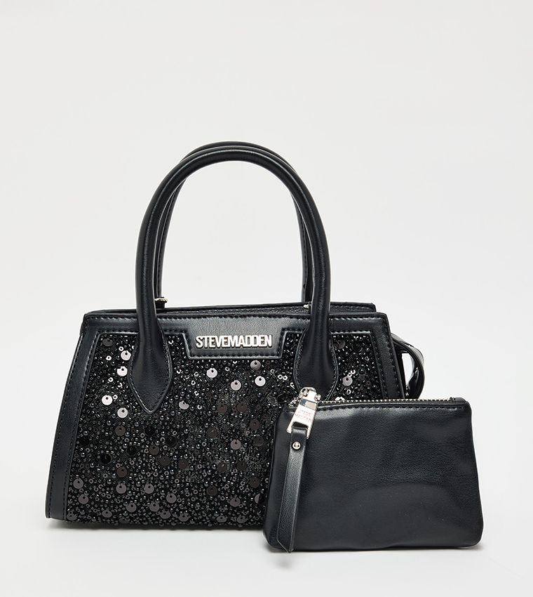 BINLOVE Embellished Satchel Bag