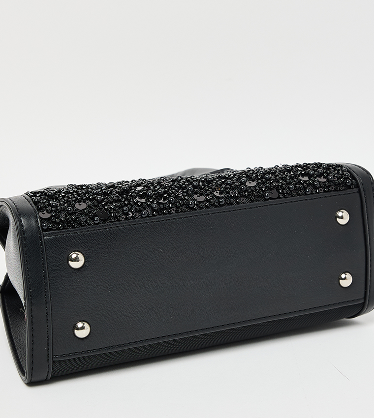 BINLOVE Embellished Satchel Bag