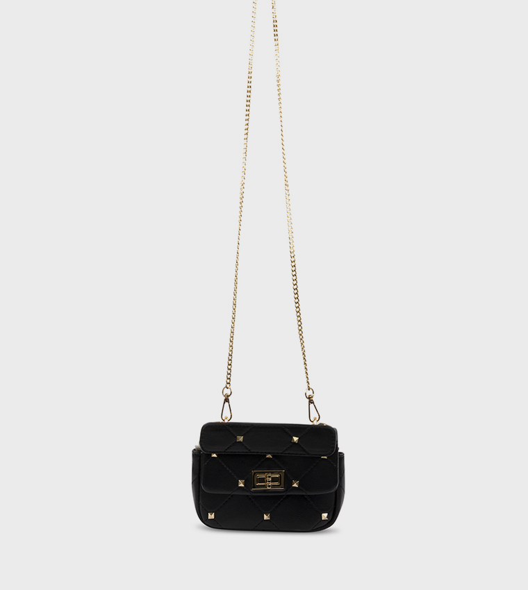 BTROPHY Studded Clutch Bag