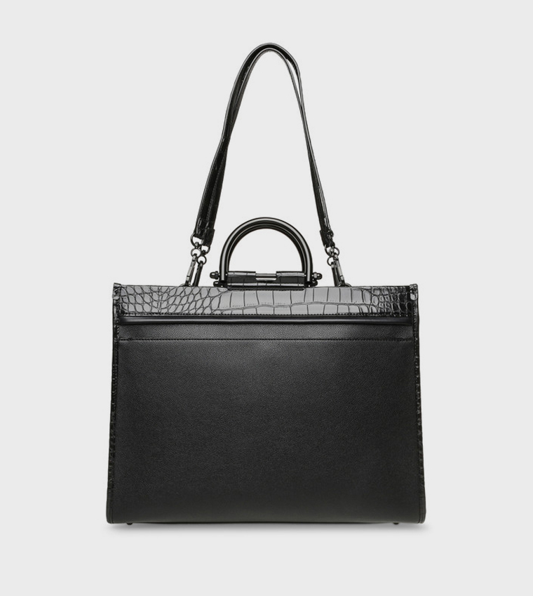 BPRESLEE Textured Handheld Bag with Sling