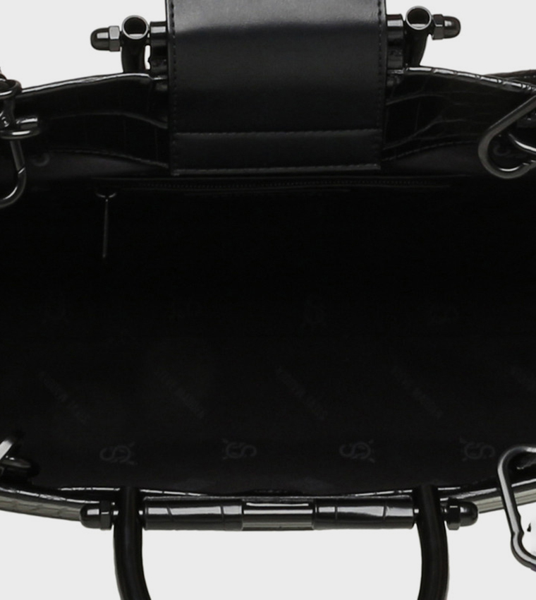 BPRESLEE Textured Handheld Bag with Sling