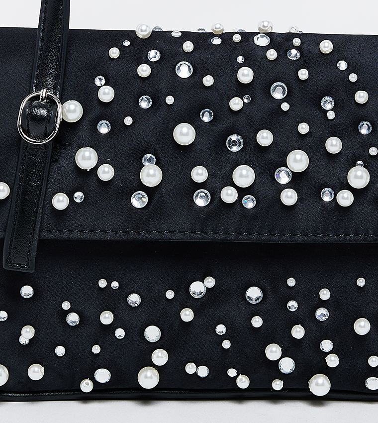 BVIEWZ Embellished Shoulder Bag