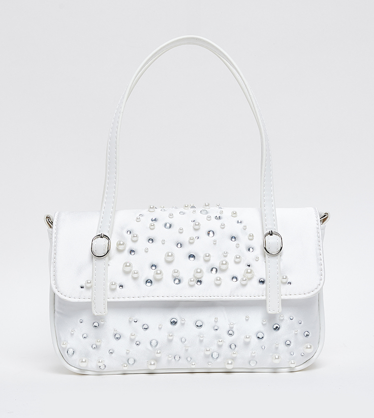 BVIEWZ Embellished Shoulder Bag