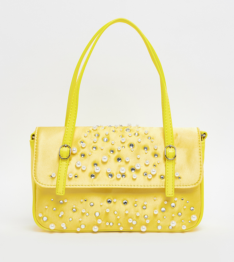 BVIEWZ Embellished Shoulder Bag