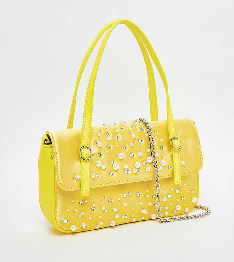 BVIEWZ Embellished Shoulder Bag