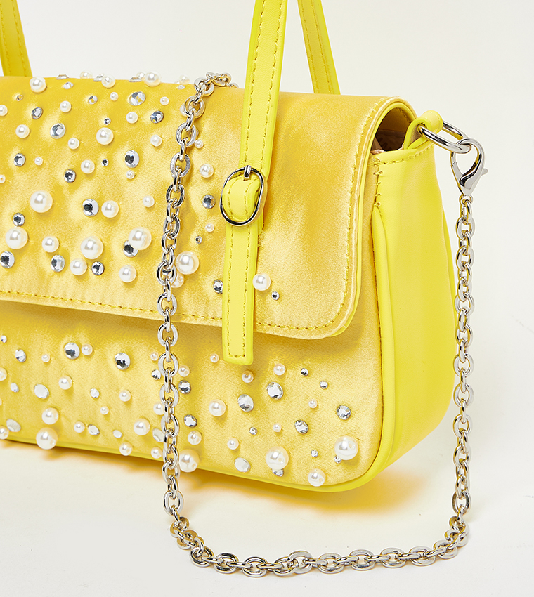 BVIEWZ Embellished Shoulder Bag