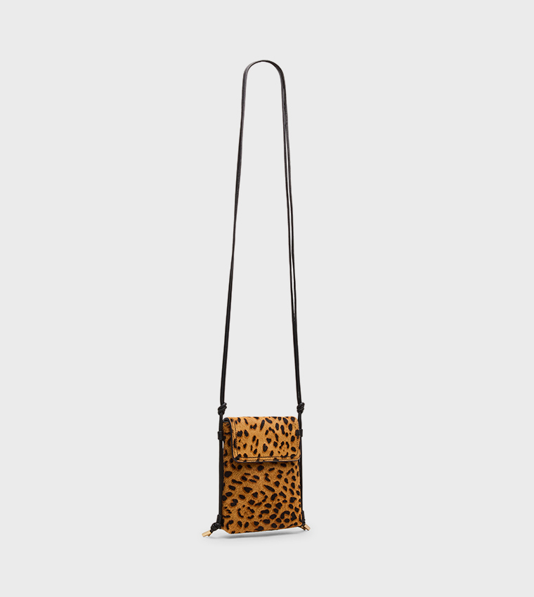 REVE Leopard Print Crossbody Bag