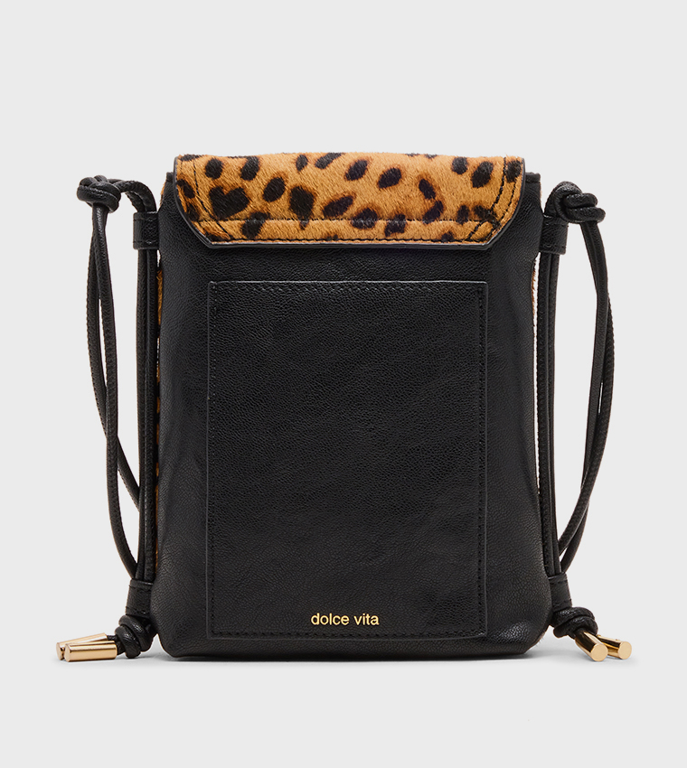REVE Leopard Print Crossbody Bag