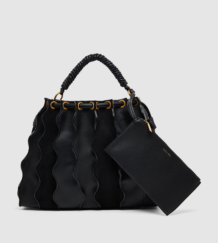 Textured Handheld Bag