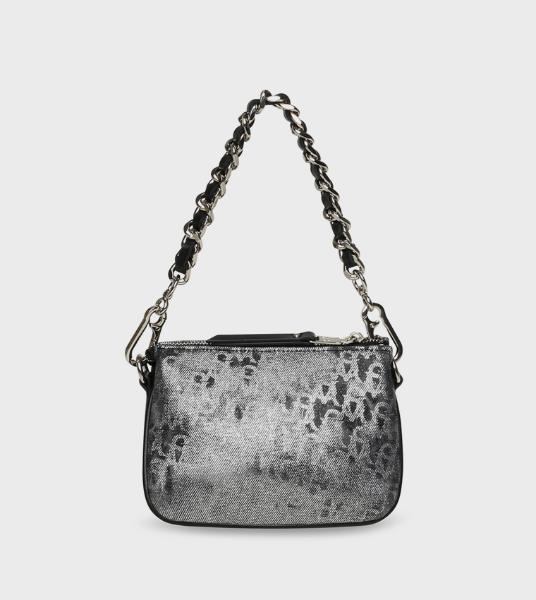 BRAMIE-D Monogram Detail Shoulder Bag