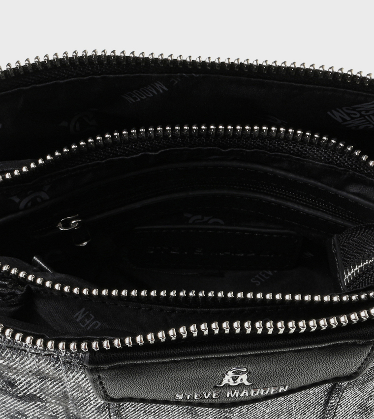 BRAMIE-D Monogram Detail Shoulder Bag
