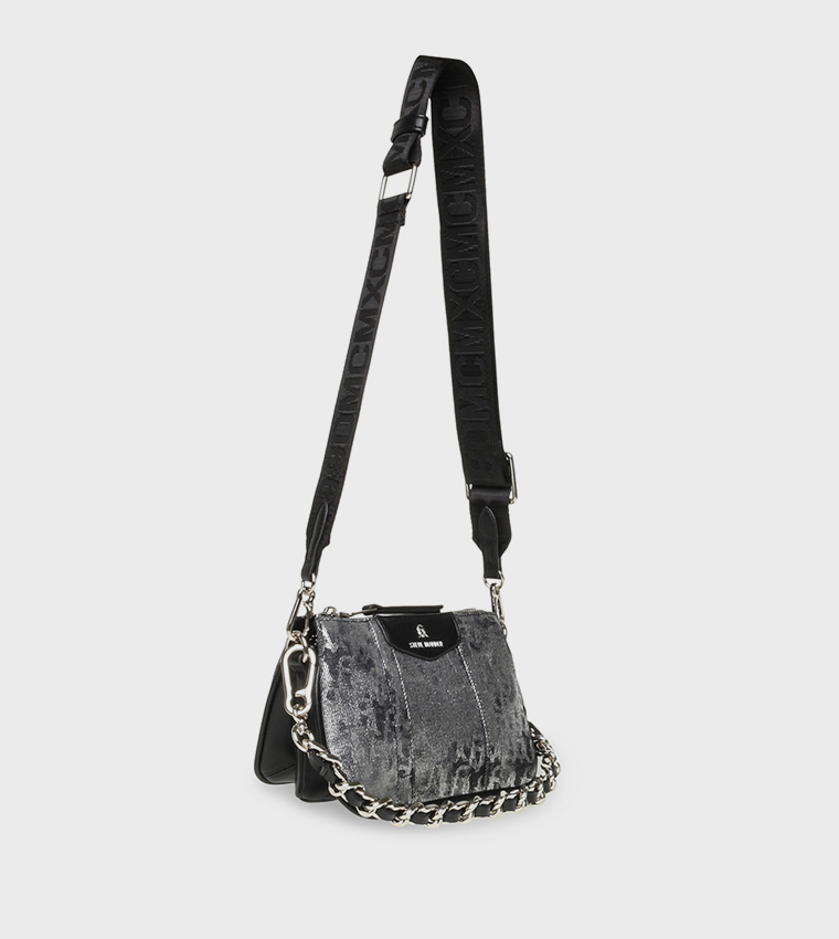 BRAMIE-D Monogram Detail Shoulder Bag