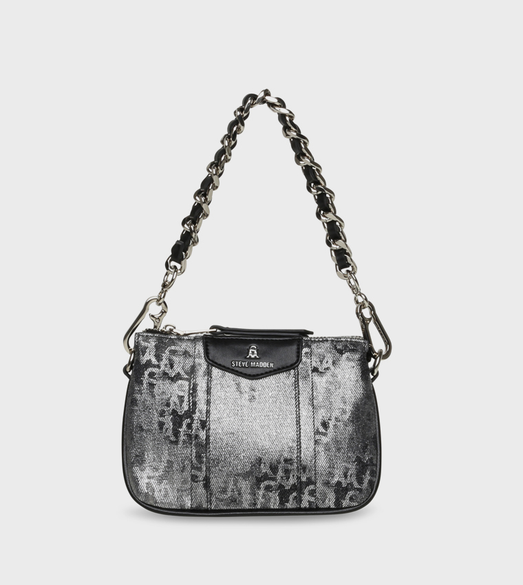 BRAMIE-D Monogram Detail Shoulder Bag
