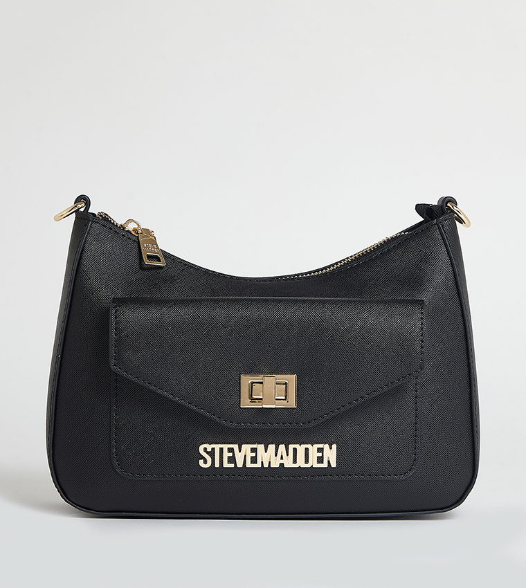 Logo Metal Shoulder Bag