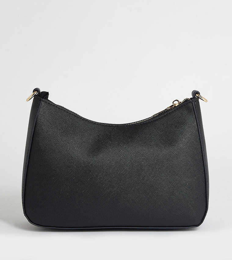 Logo Metal Shoulder Bag