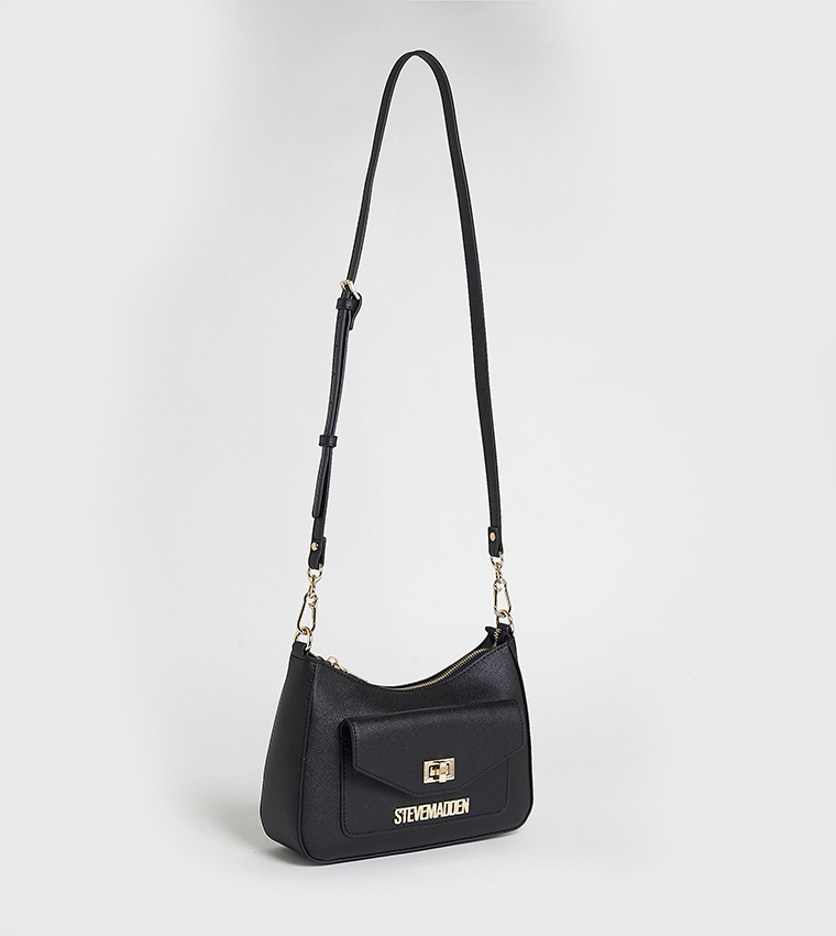 Logo Metal Shoulder Bag