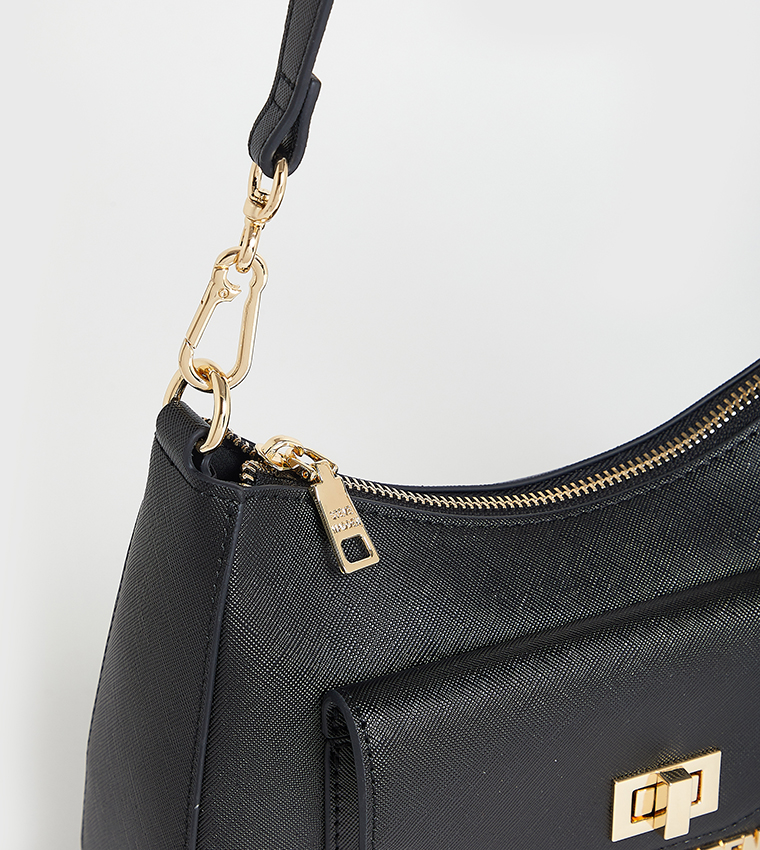 Logo Metal Shoulder Bag