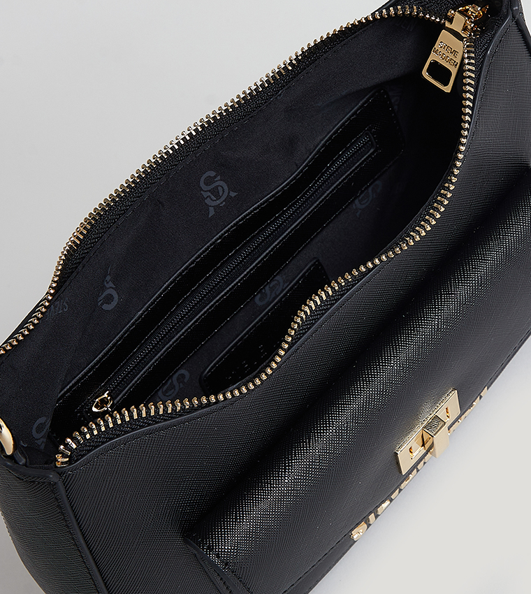 Logo Metal Shoulder Bag