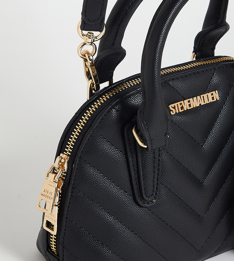 Quilted Mini Satchel Bag