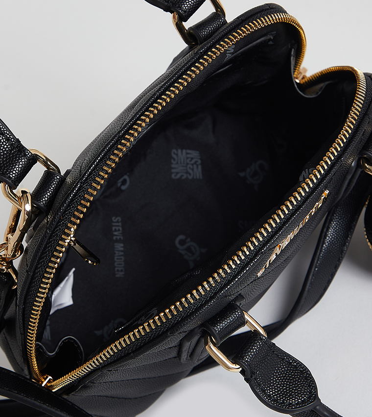 Quilted Mini Satchel Bag