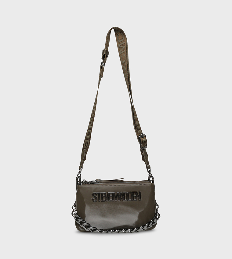 BNICCO V Logo Metal Crossbody Bag