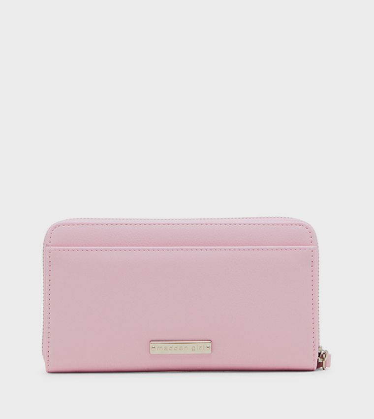 ABELLA Heart Embellished Long Wallet