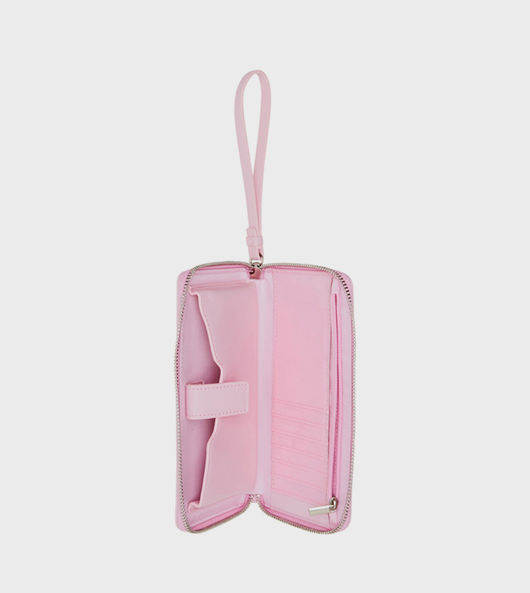 ABELLA Heart Embellished Long Wallet