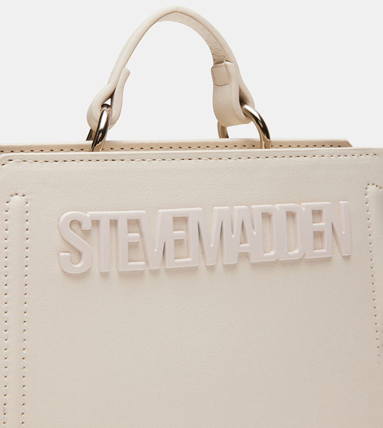 BEVELYMM Logo Embossed Top Handle Bag