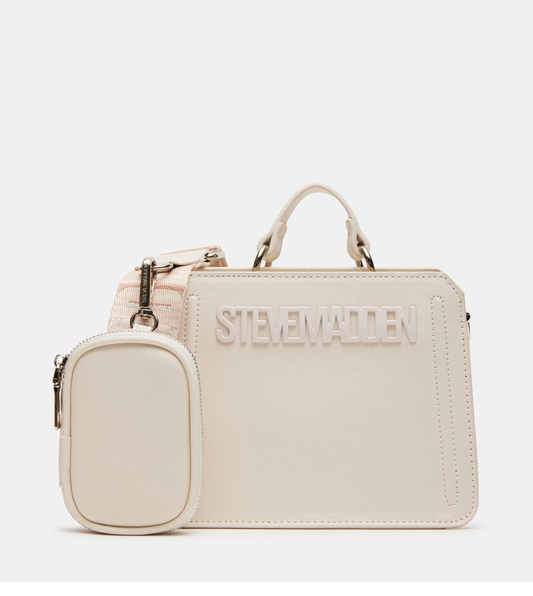 BEVELYMM Logo Embossed Top Handle Bag