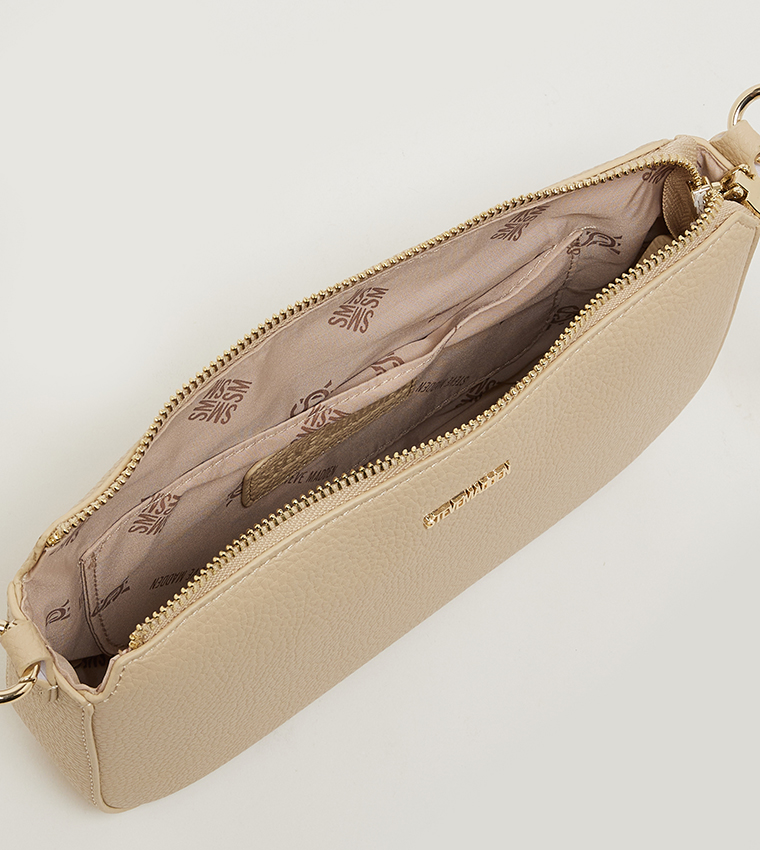 BNAIM Metal Accent Crossbody Bag
