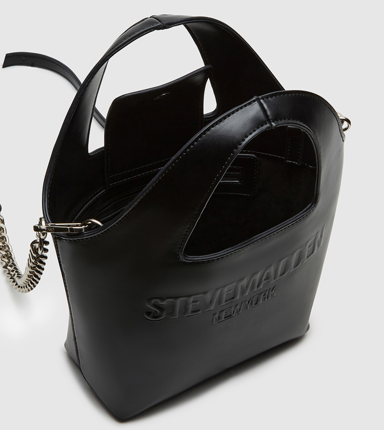 BVEENA Logo Detail Bucket Bag
