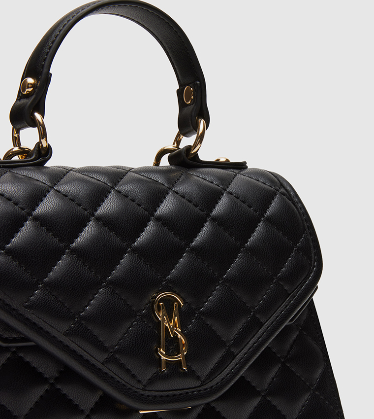 BKEYS Quilted Top Handle Bag