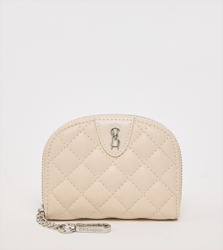 BCLEFF Quilted Zip-Around Wallet