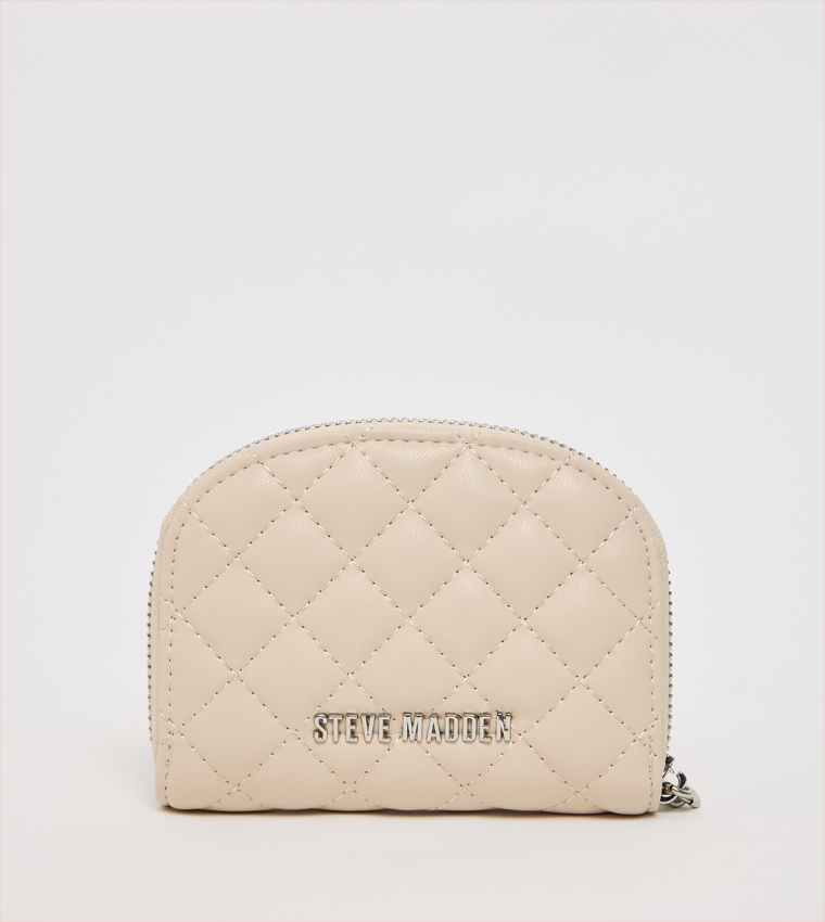 BCLEFF Quilted Zip-Around Wallet