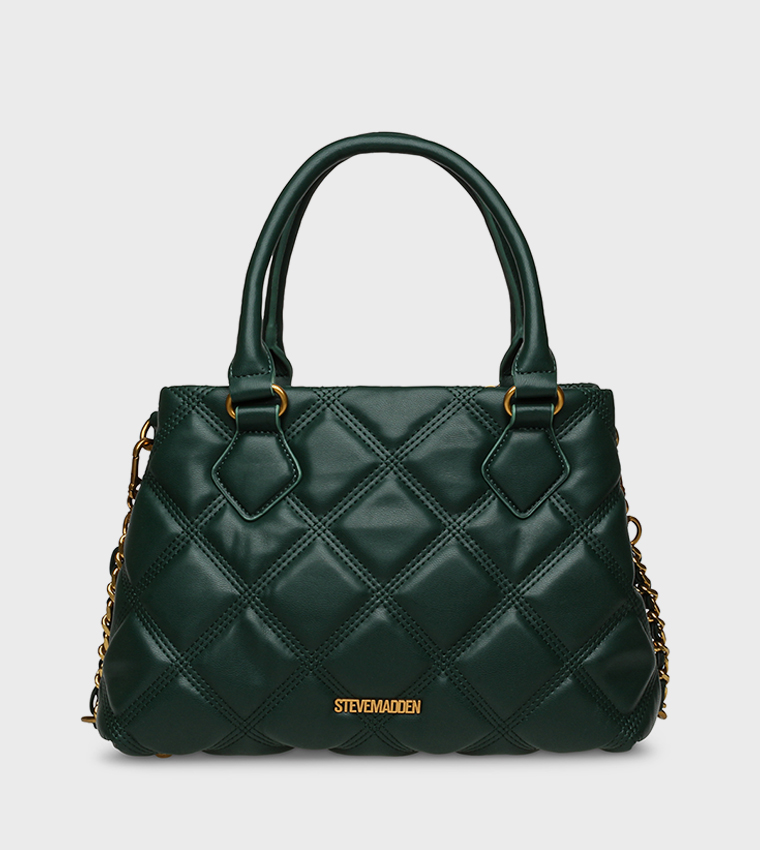 BNESSIE Quilted Satchel Bag