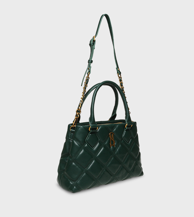 BNESSIE Quilted Satchel Bag