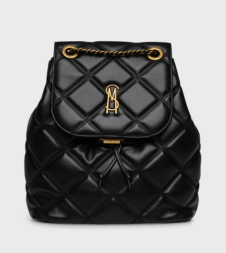 BCONTENT Quilted Flap Backpack