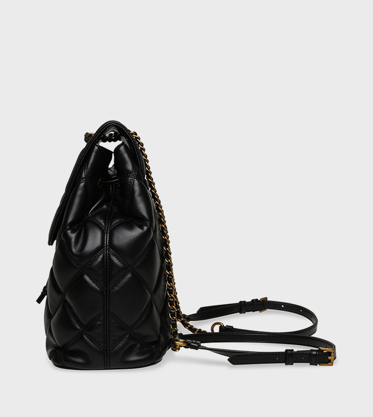 BCONTENT Quilted Flap Backpack