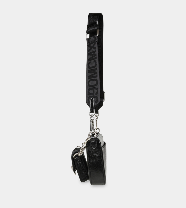 BNAIM-R Logo Detail Crossbody Bag with Purse