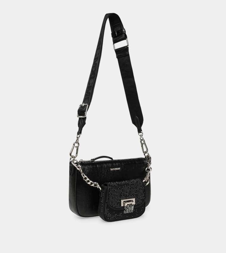 BNAIM-R Logo Detail Crossbody Bag with Purse