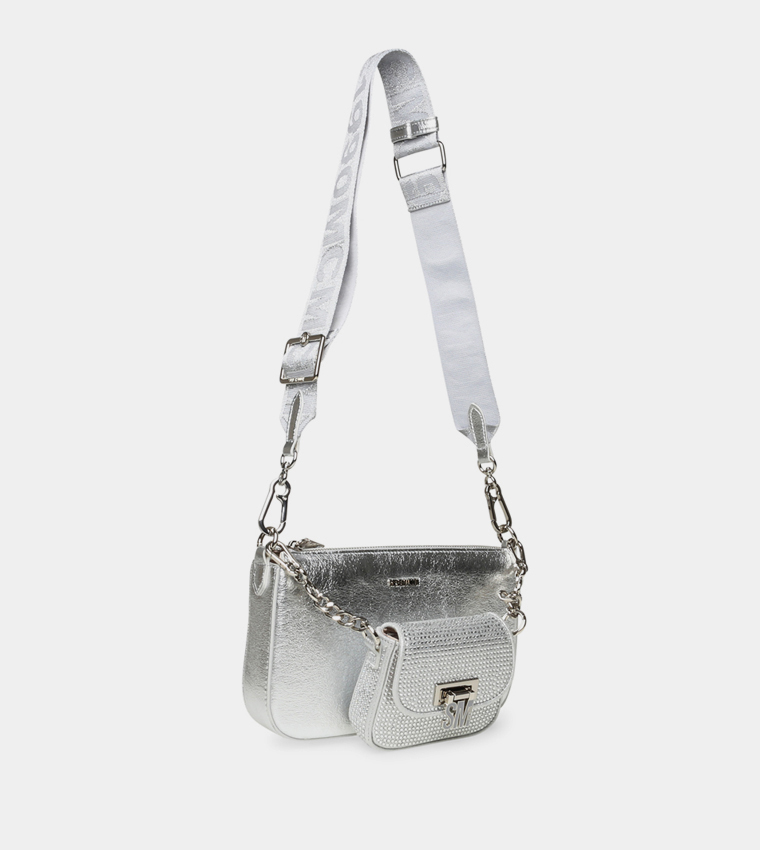 BNAIM-R Logo Detail Crossbody Bag with Purse
