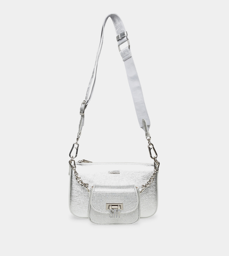 BNAIM-R Logo Detail Crossbody Bag with Purse