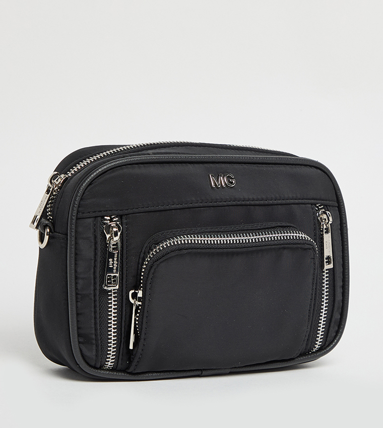 Logo Detail Crossbody Bag with Pouch