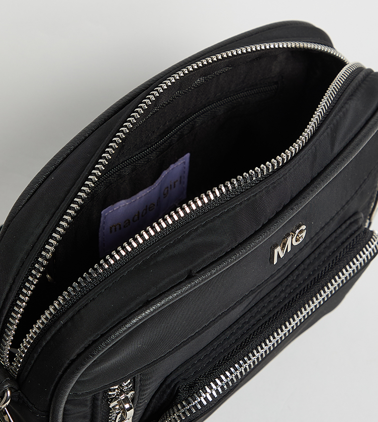Logo Detail Crossbody Bag with Pouch