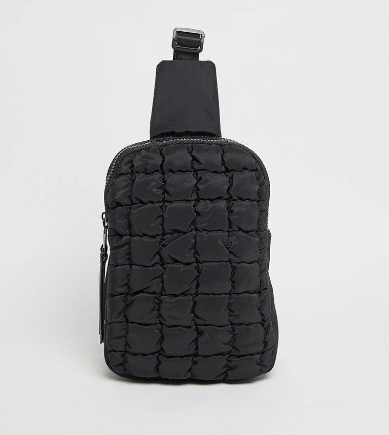 Quilted Crossbody Backpack